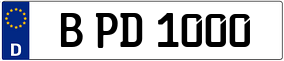 Truck License Plate